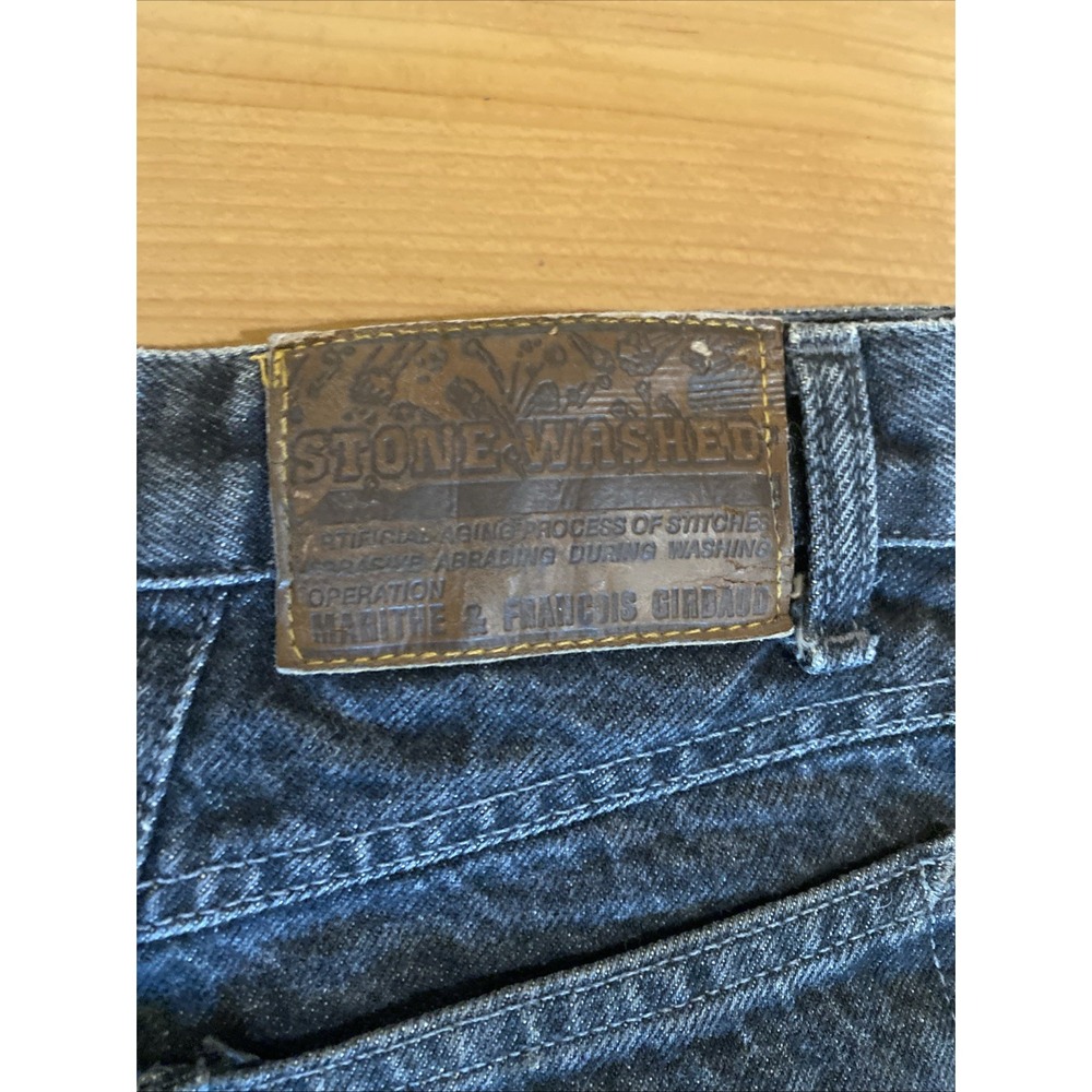 Marithe Francois Girbaud Vintage Y2K Straight Denim Jean Skirt -Size 5/6 - Picture 6 of 10